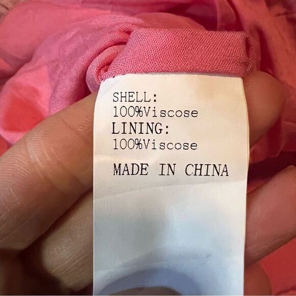 NWT! BTFBM pink & white polka dot dress. Size small - Picture 12 of 13